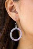 Paparazzi "Bubbly Babe" Purple Earrings Paparazzi Jewelry