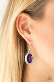 Paparazzi "Only FAME In Town" Purple Earrings Paparazzi Jewelry