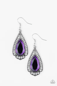 Paparazzi "Superstar Stardom" Purple Earrings Paparazzi Jewelry