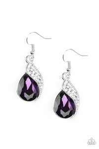 Paparazzi "Easy Elegance" Purple Earrings Paparazzi Jewelry