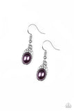 Paparazzi "How Fancy" Purple Earrings Paparazzi Jewelry