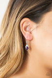 Paparazzi "How Fancy" Purple Earrings Paparazzi Jewelry