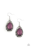 Paparazzi "Abstract Anthropology" Purple Earrings Paparazzi Jewelry