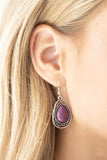 Paparazzi "Abstract Anthropology" Purple Earrings Paparazzi Jewelry