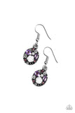 Paparazzi "Pretty Perennial" Purple Earrings Paparazzi Jewelry