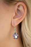 Paparazzi "Pretty Perennial" Purple Earrings Paparazzi Jewelry