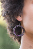 Paparazzi "Bead Beat" FASHION FIX Purple Earrings Paparazzi Jewelry