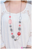 Paparazzi "Come As You Are" Coral Necklace & Earring Set Paparazzi Jewelry