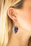 Paparazzi VINTAGE VAULT "Wild Heart Wonder" Purple Earrings Paparazzi Jewelry