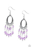 Paparazzi VINTAGE VAULT "Not The Only Fish In The Sea" Purple Earrings Paparazzi Jewelry