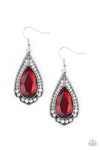 Paparazzi "Superstar Stardom" Red Earrings Paparazzi Jewelry