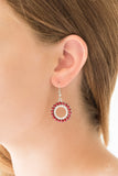 Paparazzi "Wreathed in Radiance" Red Earrings Paparazzi Jewelry