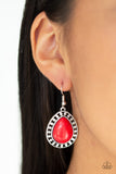 Paparazzi "Sahara Serenity" Red Earrings Paparazzi Jewelry