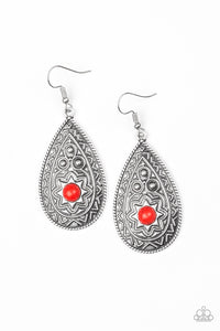 Paparazzi "Summer Sol" Red Earrings Paparazzi Jewelry