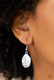 Paparazzi VINTAGE VAULT "Terra Treasure" Silver Earrings Paparazzi Jewelry