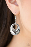 Paparazzi VINTAGE VAULT "In The BRIGHT Place At The BRIGHT Time" Silver Earrings Paparazzi Jewelry