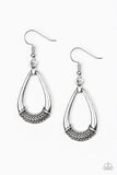 Paparazzi VINTAGE VAULT "Trending Texture" Silver Earrings Paparazzi Jewelry