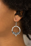 Paparazzi VINTAGE VAULT "On The Uptrend" Silver Earrings Paparazzi Jewelry