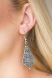 Paparazzi "Terra Trending" Silver Earrings Paparazzi Jewelry