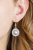 Paparazzi VINTAGE VAULT "Fashion Show Celebrity" Silver Earrings Paparazzi Jewelry