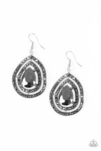 Paparazzi VINTAGE VAULT "Royal Squad" Silver Earrings Paparazzi Jewelry