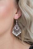 Paparazzi "Gracefully Gatsby" Silver Earrings Paparazzi Jewelry