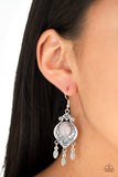 Paparazzi VINTAGE VAULT "Enchantingly Environmentalist" Silver Earrings Paparazzi Jewelry