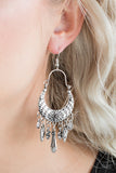 Paparazzi "Nature Escape" Silver Earrings Paparazzi Jewelry