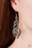 Paparazzi "Wheres The Fire?" Silver Earrings Paparazzi Jewelry