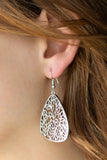 Paparazzi "Time To LEAF" Silver Earrings Paparazzi Jewelry