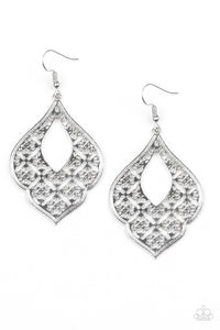 Paparazzi "Totally Taj Mahal" Silver Earrings Paparazzi Jewelry