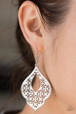 Paparazzi "Totally Taj Mahal" Silver Earrings Paparazzi Jewelry