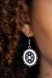 Paparazzi "Picture of Wealth" White Earrings Paparazzi Jewelry