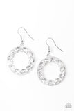 Paparazzi VINTAGE VAULT "Global Glow" White Earrings Paparazzi Jewelry