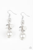 Paparazzi "Timelessly Traditional" White Earrings Paparazzi Jewelry