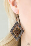 Paparazzi "Dusky Dunes" Copper Earrings Paparazzi Jewelry