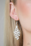 Paparazzi "Cosmically Chic" White Earrings Paparazzi Jewelry