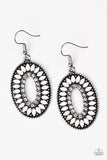 Paparazzi VINTAGE VAULT "Fishing For Fabulous" White Earrings Paparazzi Jewelry