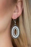 Paparazzi VINTAGE VAULT "Fishing For Fabulous" White Earrings Paparazzi Jewelry