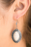 Paparazzi "Desert Harvest" White Earrings Paparazzi Jewelry