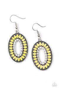 Paparazzi "Fishing For Fabulous" Yellow Earrings Paparazzi Jewelry