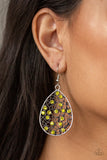 Paparazzi "Dazzling Dew" Yellow Earrings Paparazzi Jewelry