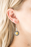 Paparazzi "Simply Stagecoach" Yellow Earrings Paparazzi Jewelry