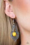 Paparazzi "Zoomin Zumba" Yellow Earrings Paparazzi Jewelry