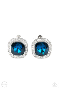 Paparazzi "The Fame Game" Blue Clip On Earrings Paparazzi Jewelry