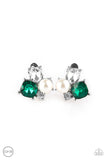 Paparazzi "Highly High-Class"Green Clip On Earrings Paparazzi Jewelry
