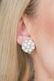 Paparazzi "Par Pearl" White Clip On Earrings Paparazzi Jewelry