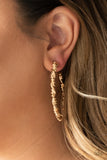 Paparazzi "Street Mod" Gold Earrings Paparazzi Jewelry