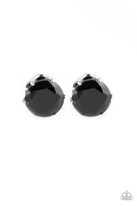 Paparazzi "Come Out On Top" Black Post Earrings Paparazzi Jewelry