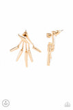 Paparazzi "Extra Electric" Gold Post Earrings Paparazzi Jewelry